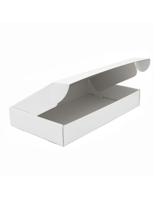 Large White Gift Box with Glossy Lamination for Corporate Gifts
