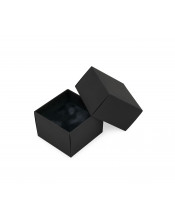 Juodas aksomo įdėklas dėžutei 70x70x50 mm