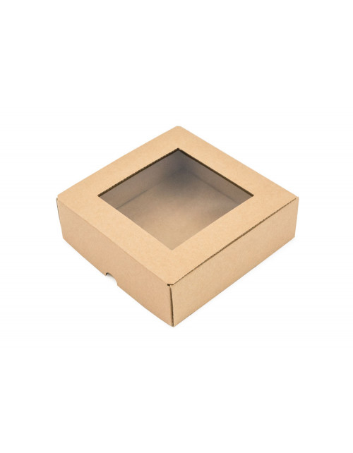 Gift Box with Clear Window for Tea Folded