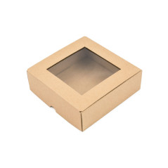 Gift Box with Clear Window for Tea Folded