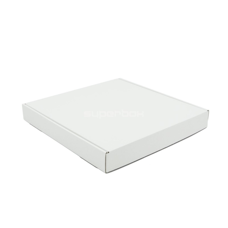 White Square Gift Box of Very Small Height