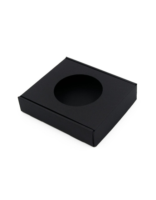 Квадратная подарочная коробка черного цвета