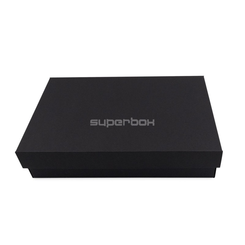 Multipurpose Black Base-Lid Gift Box of 8,5 cm Height