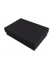 Multi-functional 8.5 cm high black gift box
