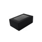 Black A5 Size Gift Box with Clear Window