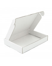Плоская белая коробка для розничной торговли
