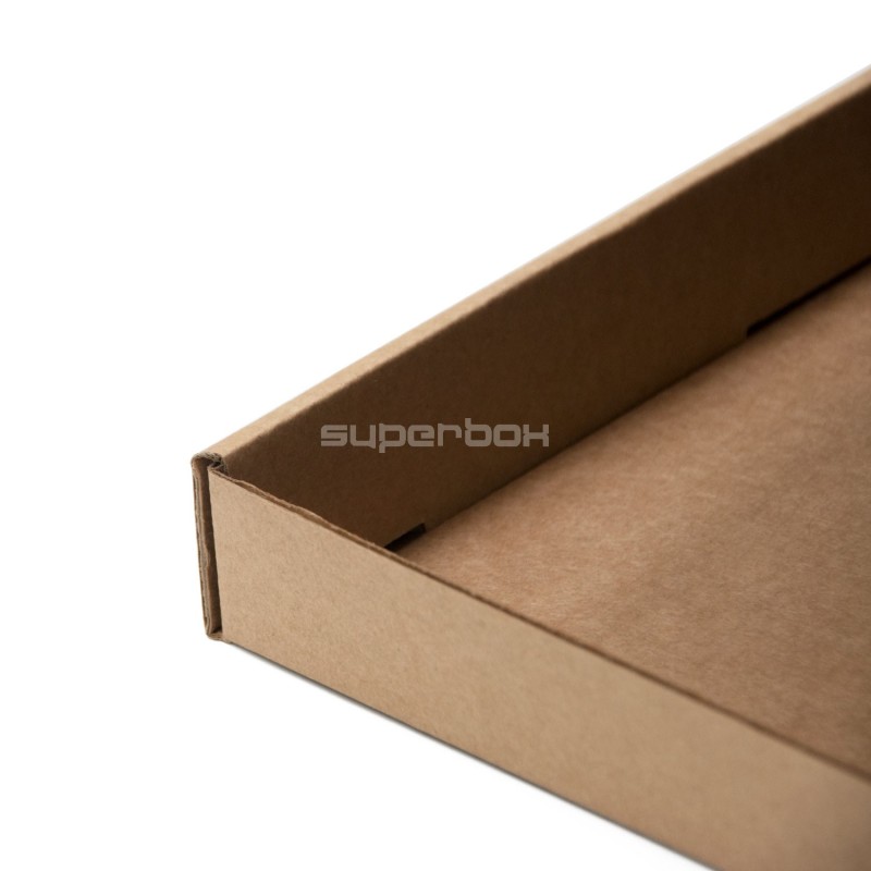 Brown Flat A4 Gift or Postal Box