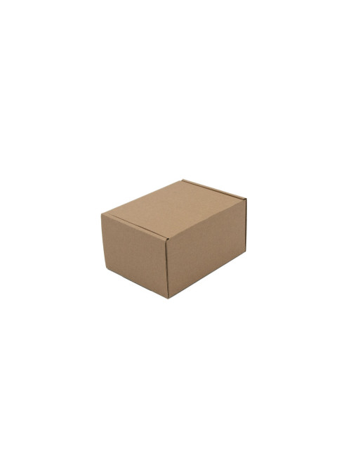 Greito sulankstymo maža dėžutė iš rudos mikrogofros