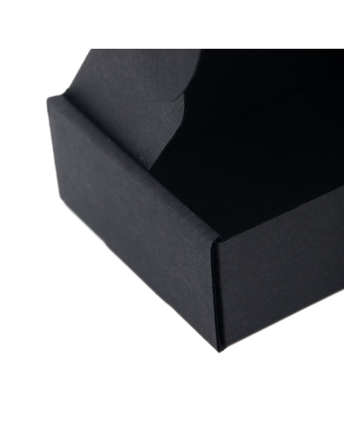 Nedidelė pailga juoda greito uždarymo dėžutė, 40 mm aukščio