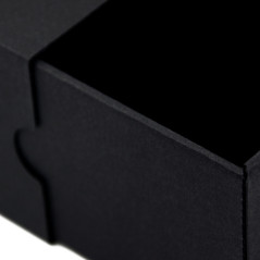 Long Black Matchbox Style Gift Box