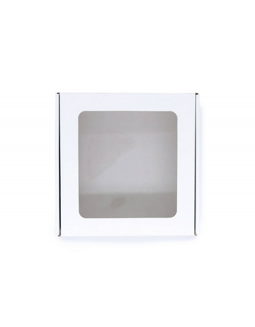 White Box with a PVC Window