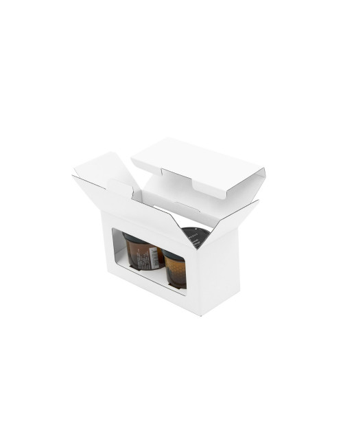 White Gift Box for Two Jar