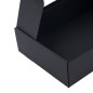 Black A4 Size Gift Box with a Space for Logo