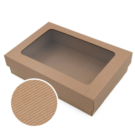 Brown Base-Lid Box