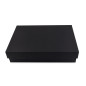 Black PREMIUM Base-Lid Gift Box with Stripes