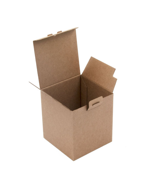 Brown Cube Box