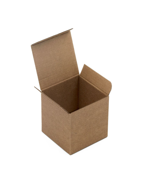 Brown Cube Box for Small Items