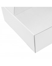 Balta greito uždarymo dėžutė užkandžių rinkiniams pakuoti