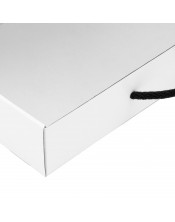 Valge standard kohvri stiilis karp