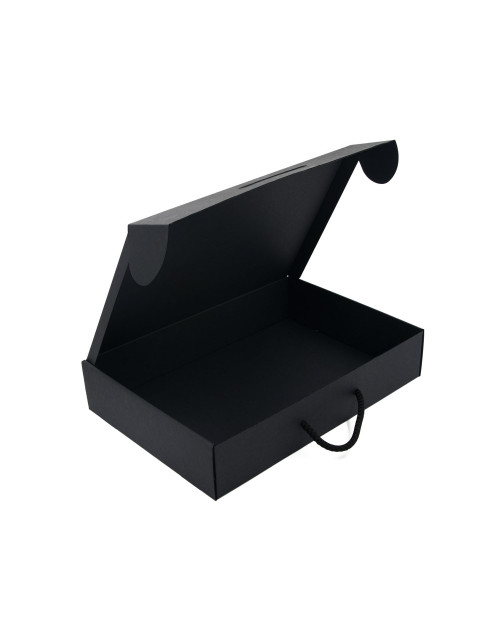 Musta värvi uhke standard kohvri stiilis karp