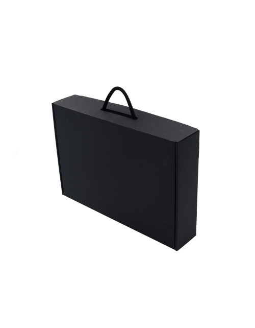 Standarta melna čemodāna kastīte