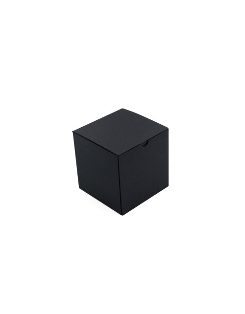 Small Black Square Two Piece Gift Box from Cardboard