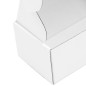 White Quick Closing Box Height of 7.5 cm