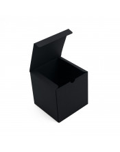 Black Cube Box with Black