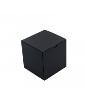 Black Cube Box with Black