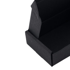 Чёрная коробка из гофрокартона, 100x65x30 мм