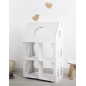 Corrugated Cardboard Doll Playhouse with Attic