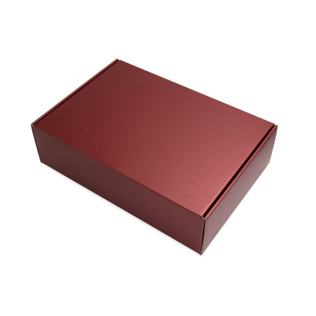 Red A4 Gift Box with Metallized Surface