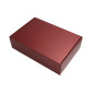 Metallized Red A4 Gift Box with Decorated Inside without Window