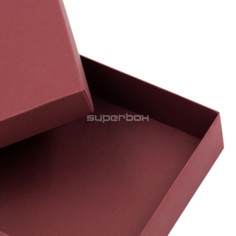 Burgundy Two Piece Gift Box for Chocolate