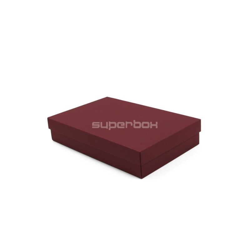 Burgundy Two Piece Gift Box for Chocolate