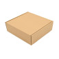 Brown Shipping Square Box for Small Parcel Terminals