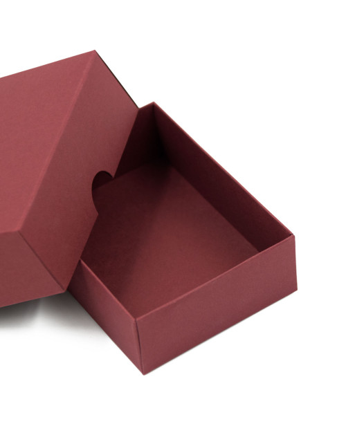 Gift Box from Burgundy Cardboard