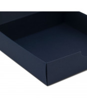 Dāvanu kastīte no tumši zila dekoratīvā kartona