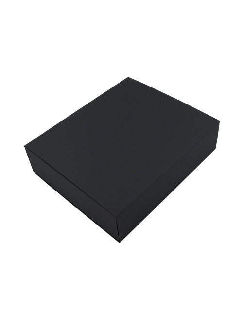 Black Luxury Cardboard Sleeve Gift Box with Black Internal Colour