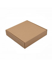 Brown Square Box Depth of 5.5 cm for Fancy Gift Packaging