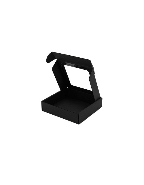 Musta värvi madal neljakandiline mini karp