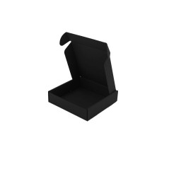 Black Low Height Square Mini Box