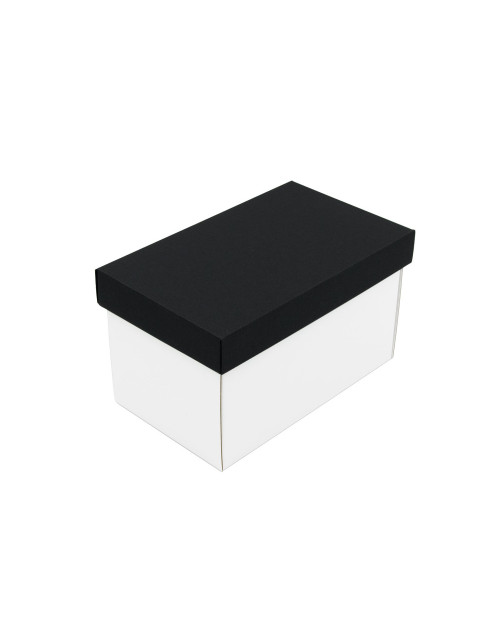 Cardboard Box with Black Lid