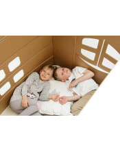 Cardboard Large Pastel Playhouse for Children RABBITS