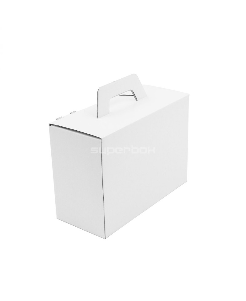 White Small Suitcase Type Gift Box