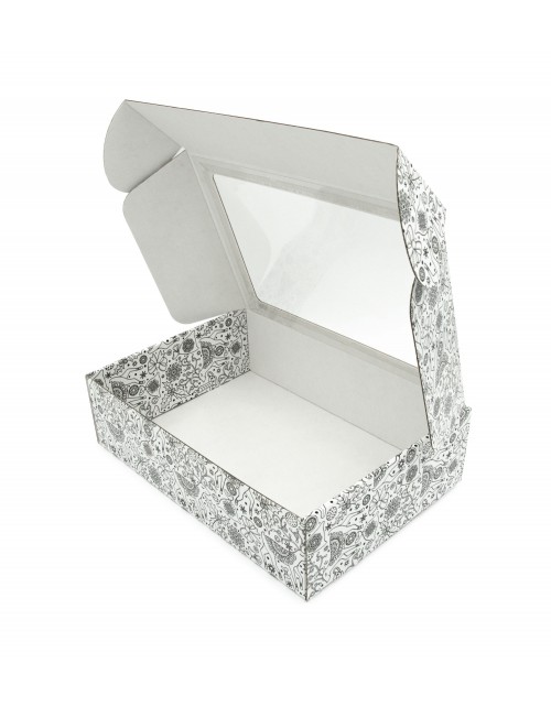 Balta A4 formato dėžutė su elniukais