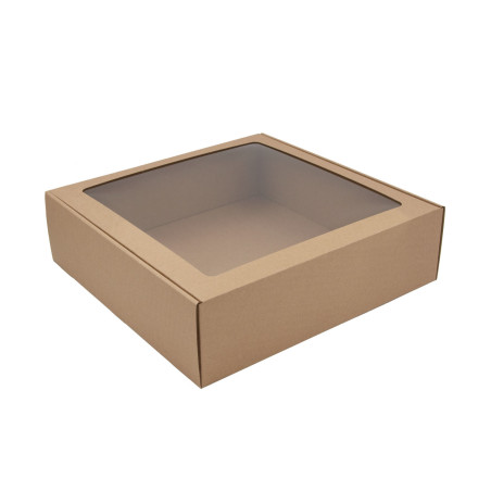 Large Square Quick Closing Box with Window