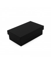 Black Gift Box with Lid for Packing Gloves