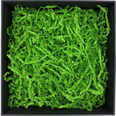 Rigid Green Shredded Paper - 4 mm, 1 kg