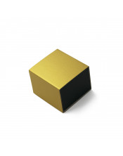 Dviejų dalių maža dėžutė suvenyrams su auksine įmaute